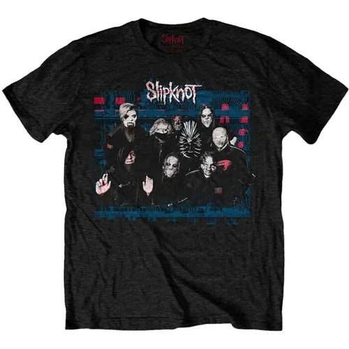 Slipknot Košulja WANYK Glitch Group Unisex Black XL