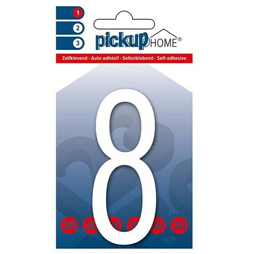 Home Številka Pickup 3D Home Oslo (Motiv: 8, višina: 9 cm, bele barve) Cene
