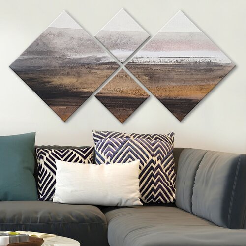 Wallity slika 4MDF1076601701, 60x115 cm, 4 dijela Cijene