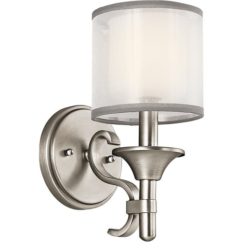 Elstead Lighting Kichler KL-LACEY1-AP - Zidna svetiljka LACEY 1xE14/40W/230V mat hrom Cene