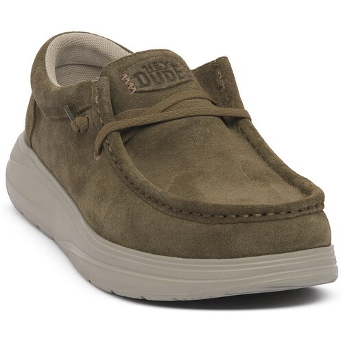 Hey Dude Mokasini 3AF WALLY COMF SUEDE Zelena Slike