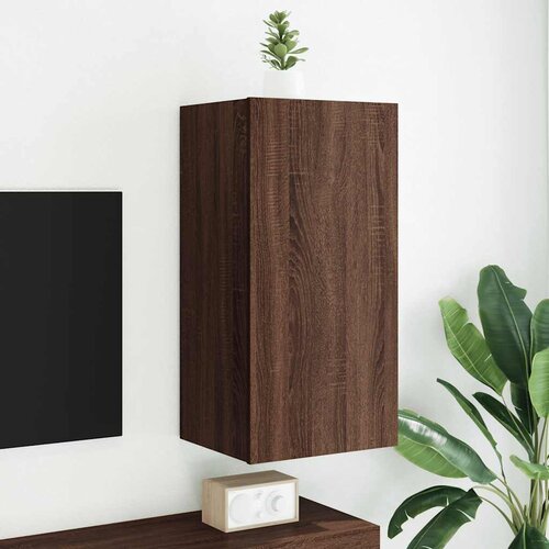  Zidni TV ormarić s LED svjetlima boja hrasta 40,5x35x80 cm Cene