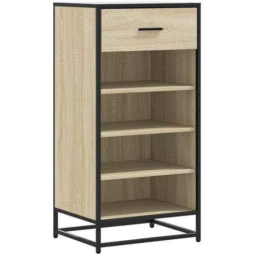 Maison Chic Regal za čevlje - Polica za čevlje sonoma hrast 48x38x97,5 cm inženirski les, (21777220) Slike
