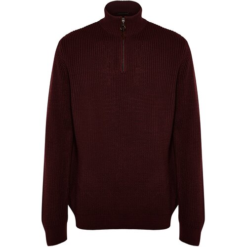 Trendyol Sweater - Burgundy - Regular fit Cene