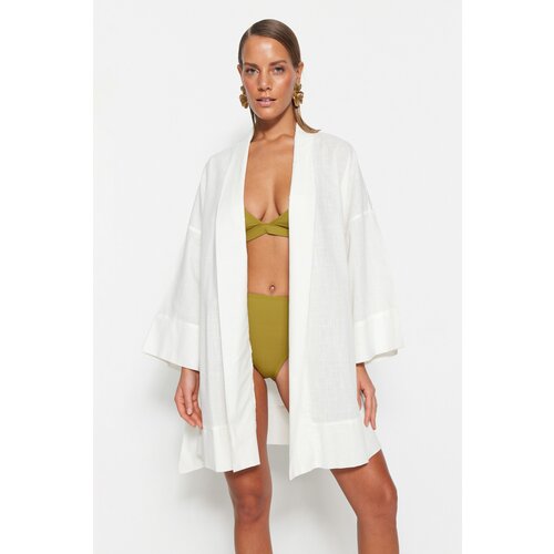 Trendyol Kimono & Caftan - White - Relaxed fit Cijene