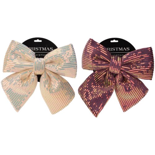  Novogodišnja mašna 21x25cm štras Cene