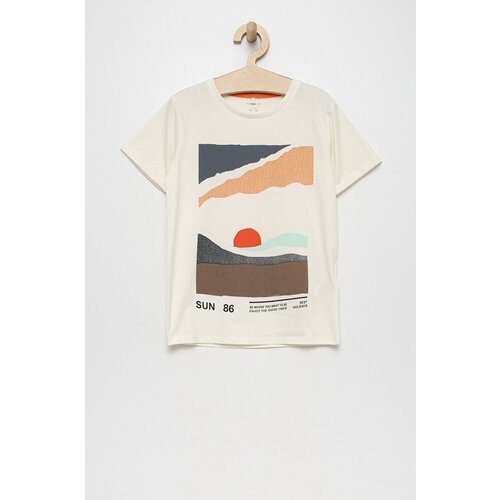 Name it Otro&amp;scaron;ki t-shirt bež barva Slike