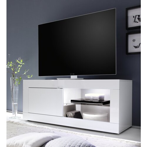 LC Mobili Mali bijeli TV ormari s 1 vratima BASIC 209015-01 Slike