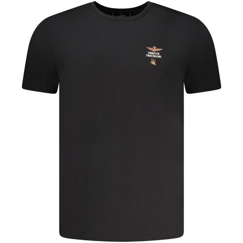 Aeronautica Militare Crna muška majica kratkih rukava Cijene