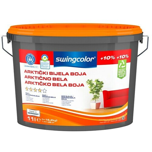 SWINGCOLOR Notranja disperzijska barva (arktično bela, 11 l) Cene
