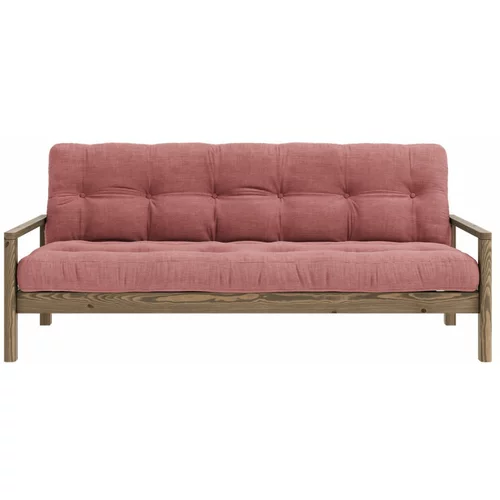 Karup Design Ružičasta sklopiva sofa 205 cm Knob –