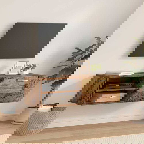 VidaXL TV ormar Staro drvo 100.5 x 39 x 30 cm Konstruirano drvo Slike