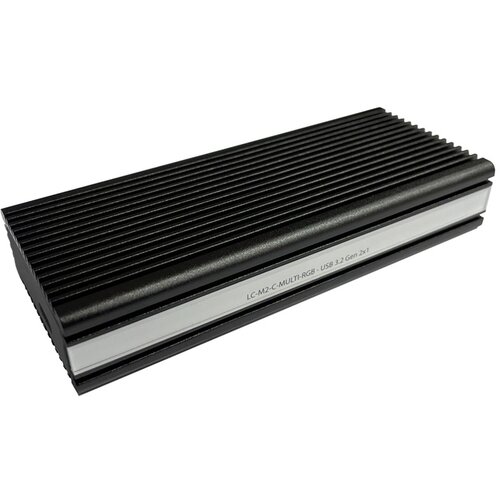 LC Power C-M2-C-MULTI-RGB - M.2 SSD kućište (NVMe & SATA) Cene