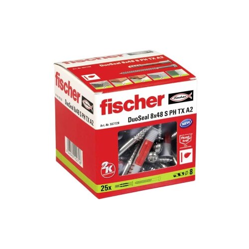 Fischer DuoSeal 8x48 S A2 25 pc. Slike