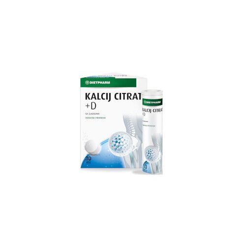 Dietpharm Kalcij citrat plus D3 &amp;scaron;umeće tablete Slike