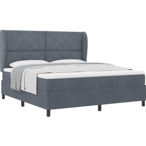 Box Spring Krevet s Madracem Tamnosivi 180x200 cm Bar&amp;scaron;un Slike