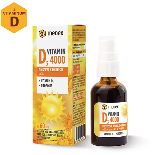 Medex Vitamin D3 4000, pršilo