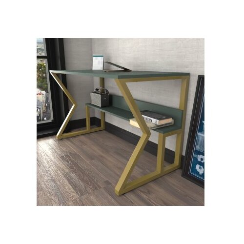 Hanah home radni sto wake green gold Slike