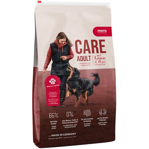 Mera Care Adult z jagnjetino in rižem - 10 kg Slike