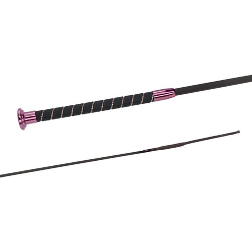 FLECK Dresurni bič SilkTouch CRYSTAL, Pink/black - 120 cm Cene