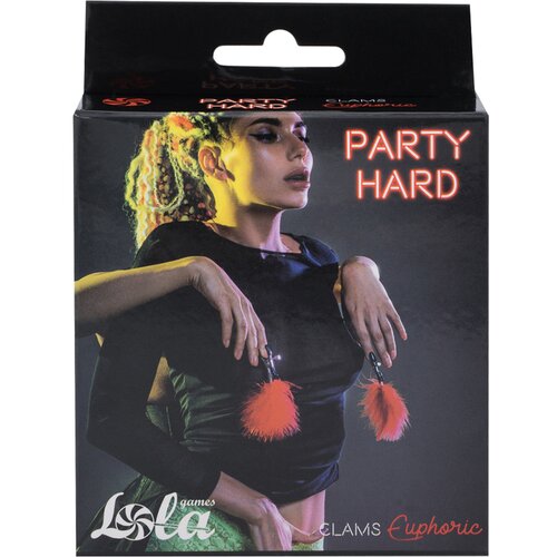 Lola games Štipaljke za bradavice Party Hard Euphoric Red Cene
