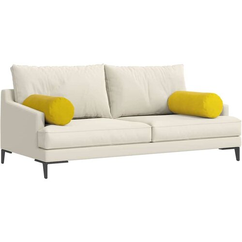 VidaXL valjkasti jastučići 2 pcs žuta &amp;Oslash; 25 x 70 cm kordura tekstil Slike
