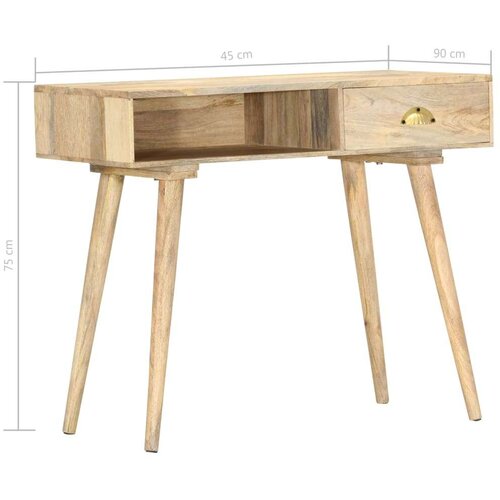  Konzolni stol od masivnog drva manga 90 x 45 x 75 cm Slike