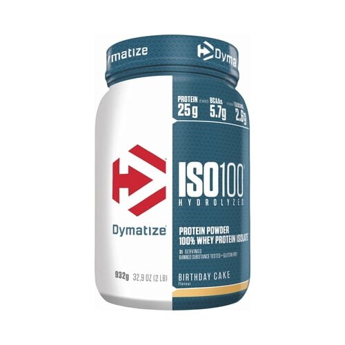Dymatize ISO 100 hidrolizirani izolat proteina sirutke, 932 g - Birthday Cake Cijene