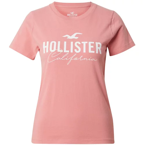 Hollister Majica ružičasta / bijela