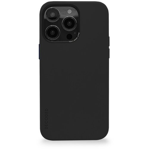 Decoded antimicrobial silicone backcover ip 14 pro max charcoal Slike