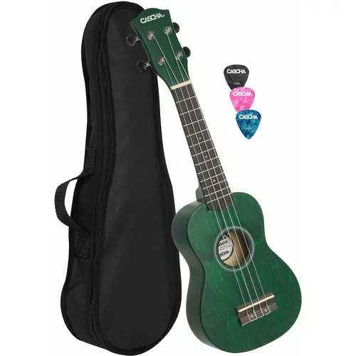 Cascha HH 3963 Soprano ukulele Zelena