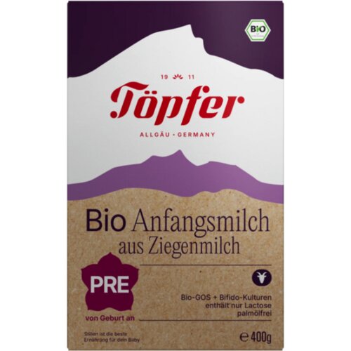 Töpfer Bio začetna formula za dojenčke na osnovi kozjega mleka PRE - 400 g Cene