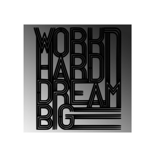 Wallxpert zidna dekoracija work hard dream big 2 Slike