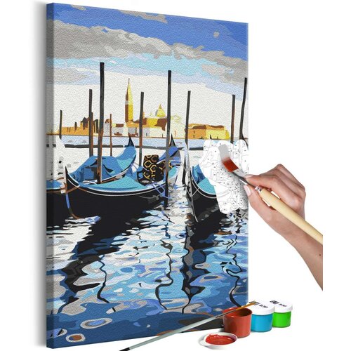  Slika za samostalno slikanje - Venetian Boats 40x60 Slike
