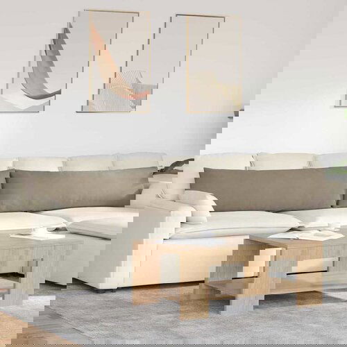 vidaXL Blazine za kavč 2 pcs Taupe 145 x 40 cm blago Cene