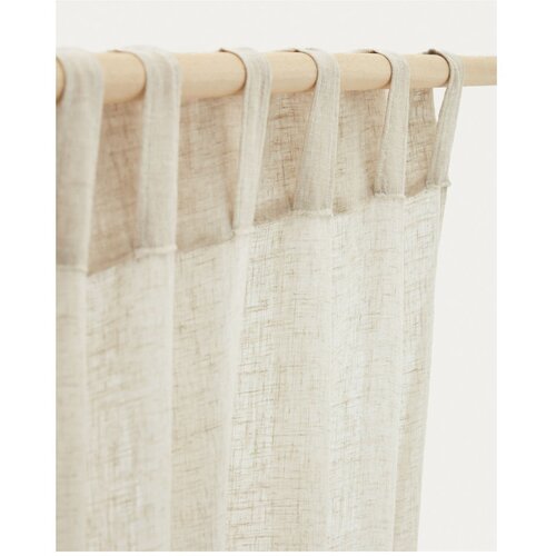 Kave Home Bež zavesa 140x260 cm Mahina &amp;ndash; Slike