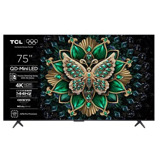 Tcl Televizor 75C6K/MiniLED-QLED/75"/4K UHD/144Hz/Google TV/crna Cene