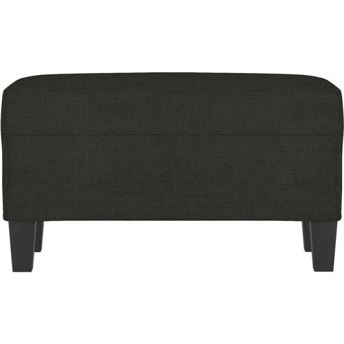  Klupa crna 70x35x41 cm od tkanine - Crna 70 x 35 x 41 cm Slike