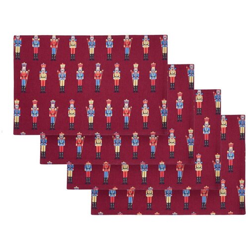 Catherine Lansfield Pamučan podmetač s božićnim motivom 46x30 cm Christmas Nutcracker &ndash; Cijene