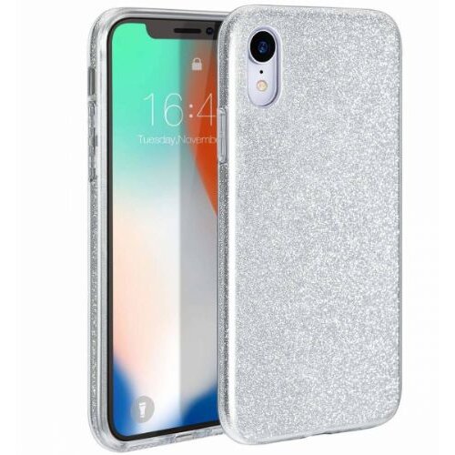 Nillkin silikonski ovitek z ble&amp;scaron;čicami bling za samsung galaxy A32 A326 5G - srebrn Slike