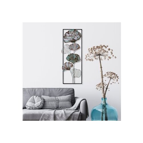 WALLXPERT dekorativni metalni zidni pribor multicolor liske fig 2 Slike