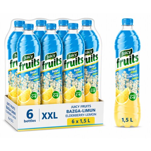 Juicy Fruits bazga limun, 6 x 1,5 l XXL Cijene