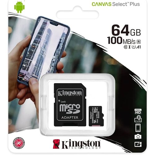 Kingston Memorijska kartica microSD 64G A1 Canvas Select Plus Cijene