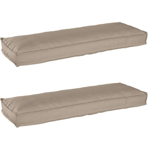 vidaXL Jastučić za vanjsku upotrebu Taupe Poliester 120 x 40 x 8 cm Cene