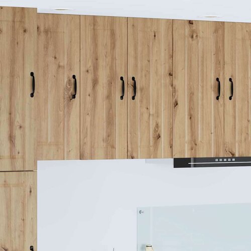 vidaXL zidni kuhinjski ormarić 2 pcs umjetnički hrast 30 x 31 x 80 cm Cene