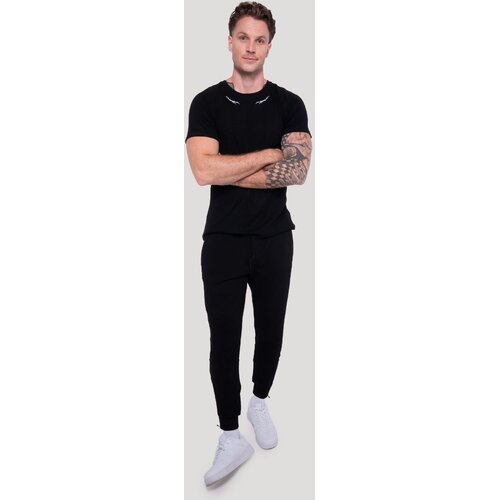 GymBeam Tribal Ribbed T-shirt Black S Slike