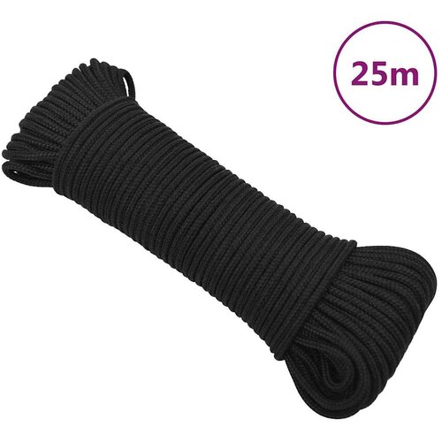  Brodski konop tamnocrni 3 mm 25 m od polipropilena Slike