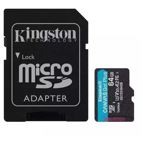 Kingson Micro SDXC 64GB 64GB class 10 U3 170MB/s - 70MB/s + adapter Cene