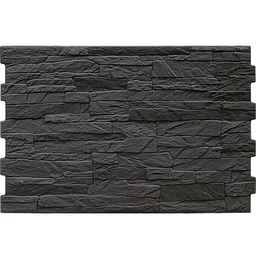 x Pločice od ukrasnog kamena Aitana (33,5 x 50 cm, Crne boje)