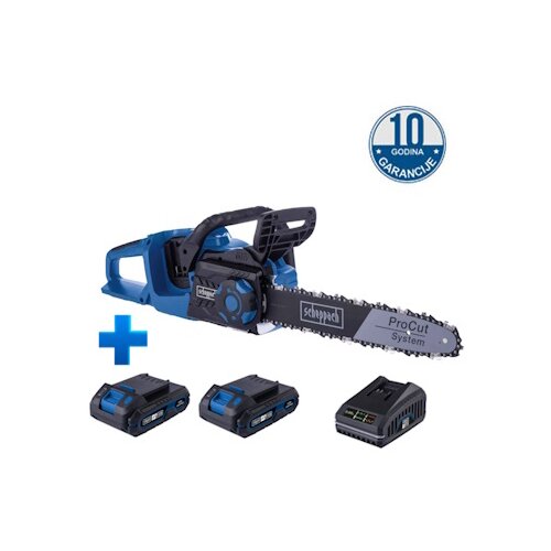 Scheppach aku lančana testera Brushless IXES BC-CS355Duo-X + set punjač 2.4A i 2 x baterija 2.0Ah Cene